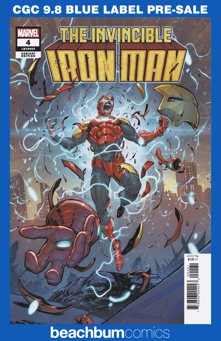 Invincible Iron Man #4 Coello Variant CGC 9.8