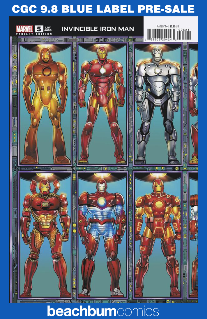 Invincible Iron Man #5 Layton Connecting Variant CGC 9.8