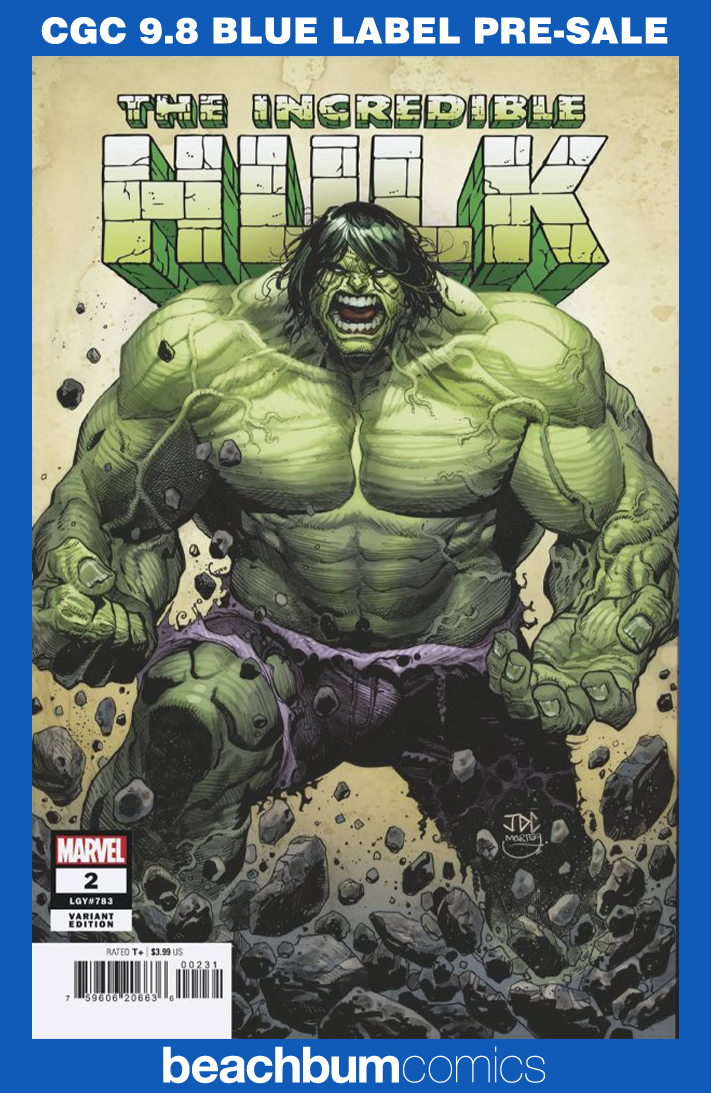 The Incredible Hulk #2 Cassara Variant CGC 9.8 - First Appearance Sister Sadie & Brother D