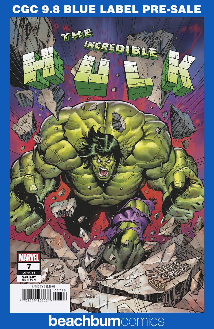 The Incredible Hulk #7 Davilla 1:25 Retailer Incentive Variant CGC 9.8