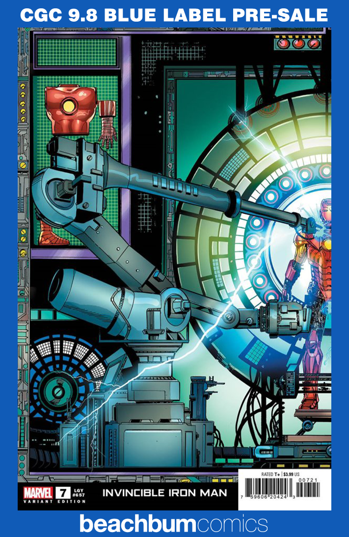 Invincible Iron Man #7 Layton Connecting Variant CGC 9.8