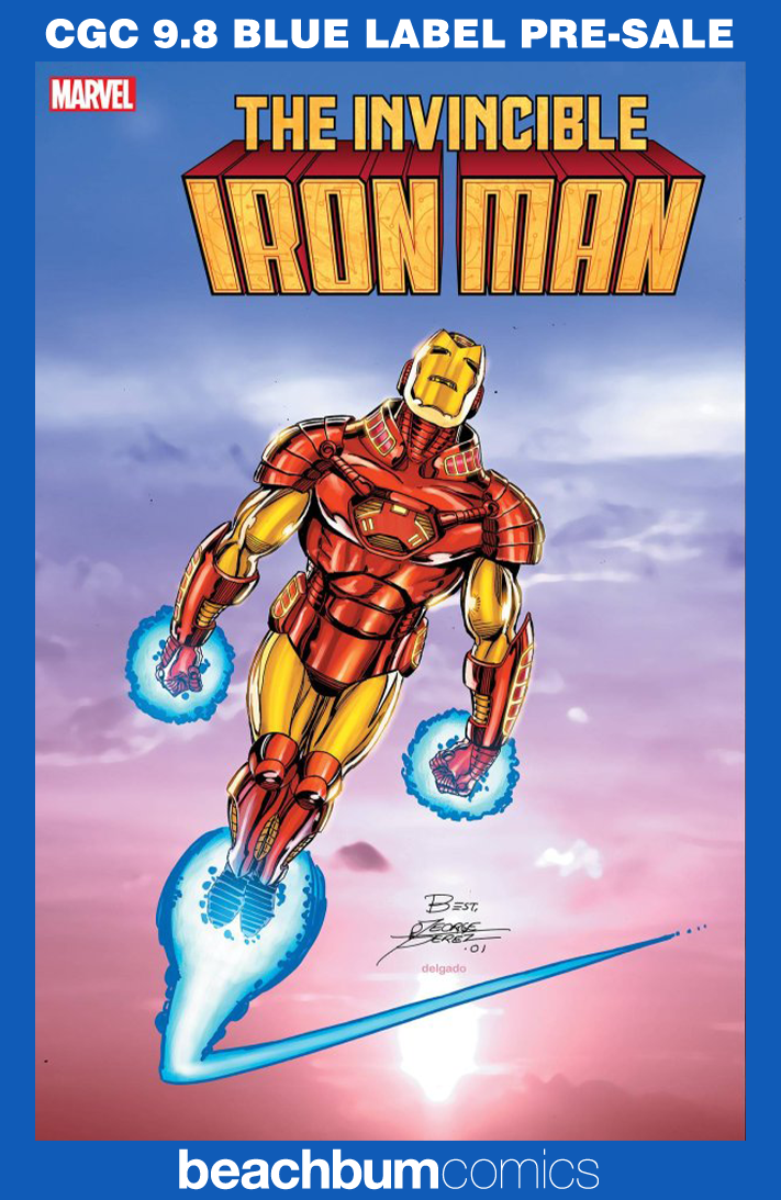 Invincible Iron Man #8 Perez Variant CGC 9.8