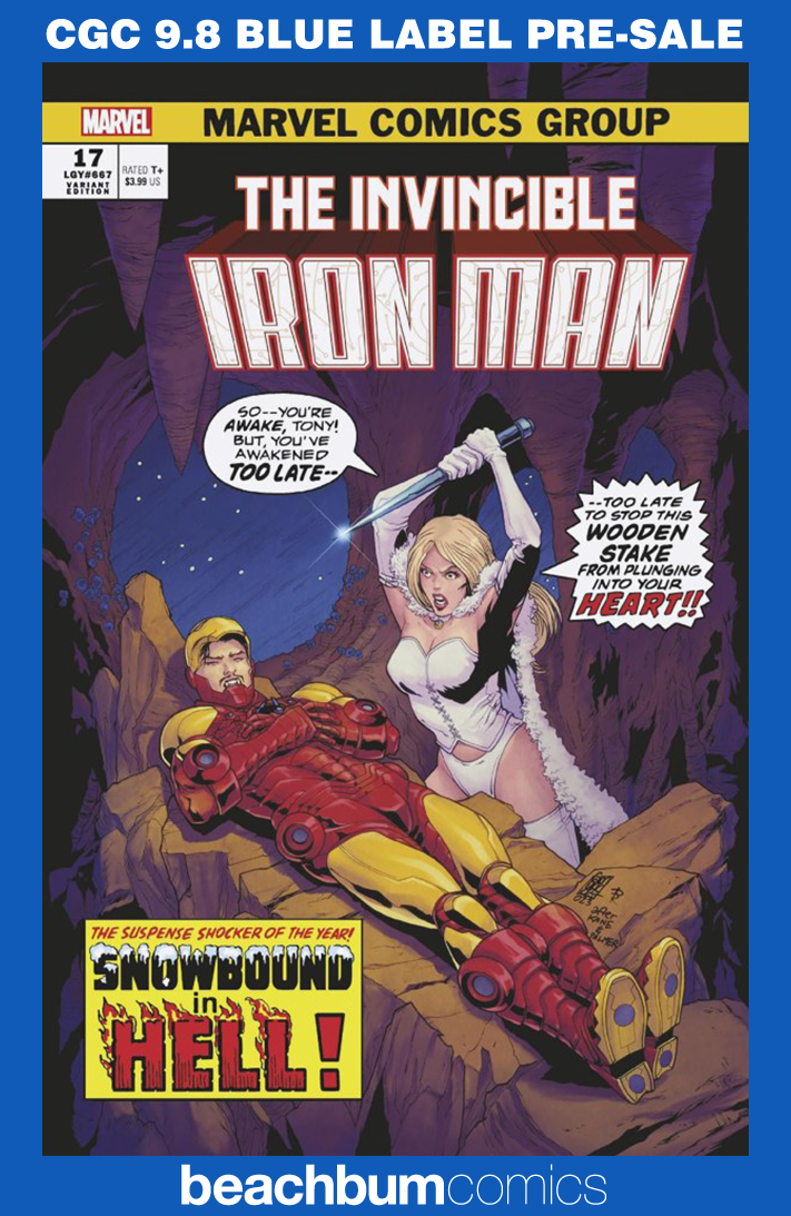 Invincible Iron Man #17 Camuncoli Variant CGC 9.8