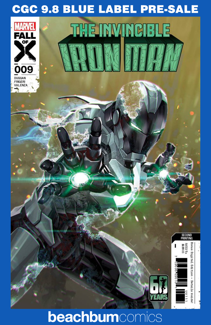 Invincible Iron Man #9 Second Printing CGC 9.8