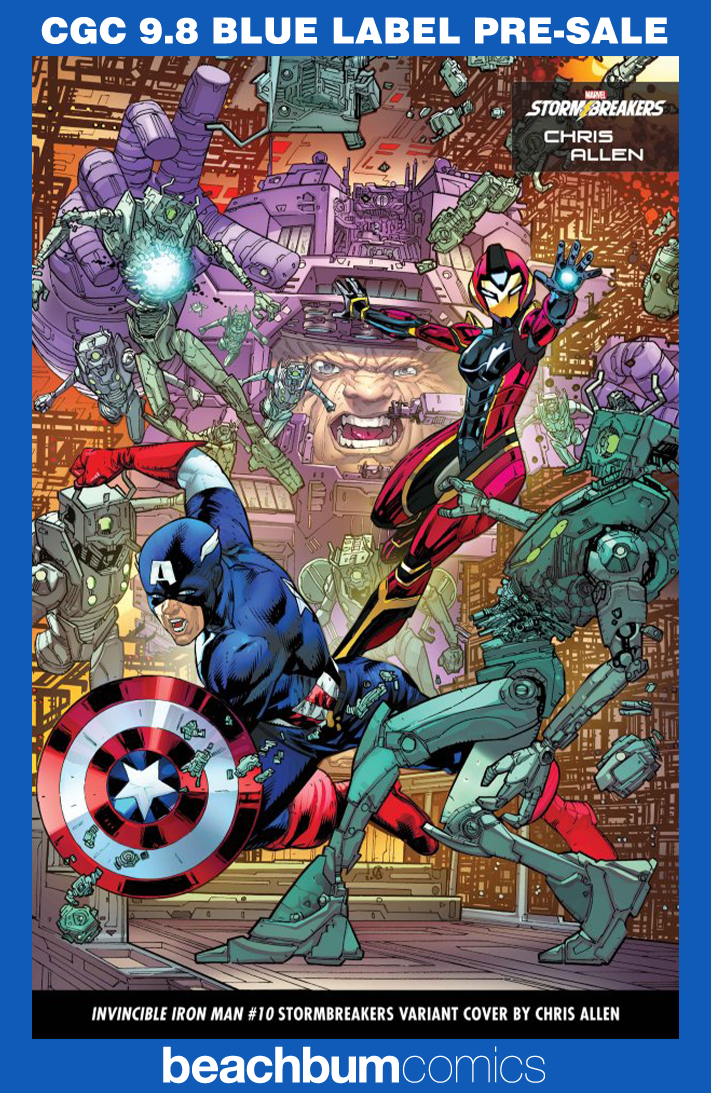 Invincible Iron Man #10 Allen Variant CGC 9.8