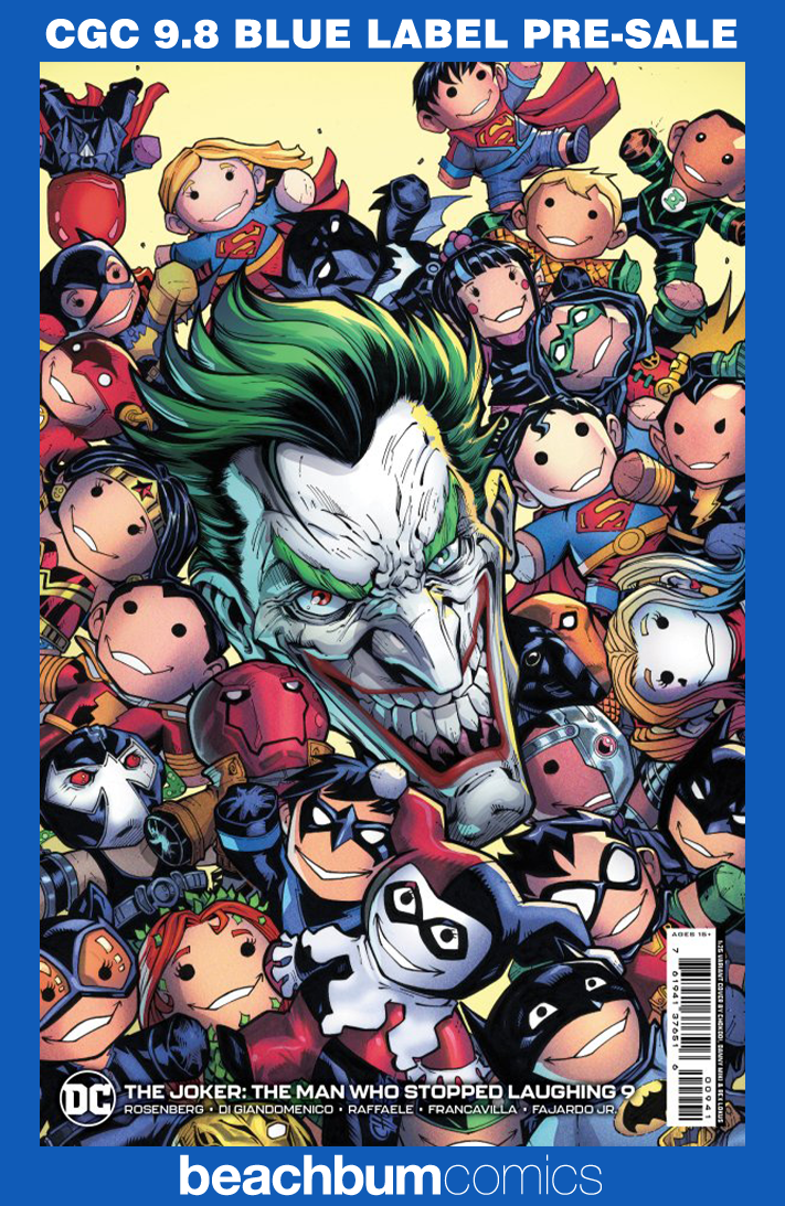 The Joker: The Man Who Stopped Laughing #9 Chokoo 1:25 Retailer Incentive Variant CGC 9.8