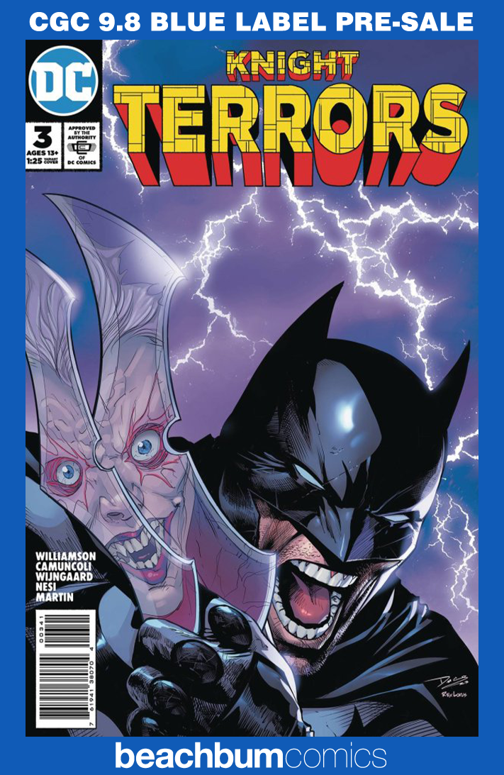 Knight Terrors #3 Duce 1:25 Retailer Incentive Variant CGC 9.8
