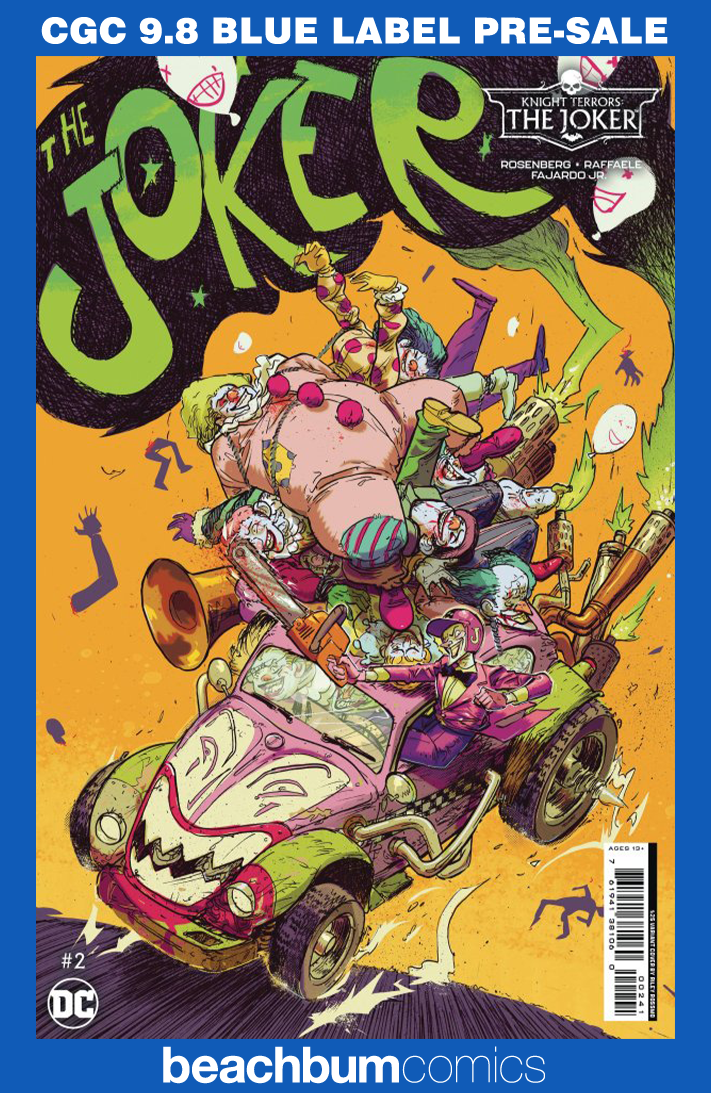 Knight Terrors: The Joker #2 Rossmo 1:25 Retailer Incentive Variant CGC 9.8