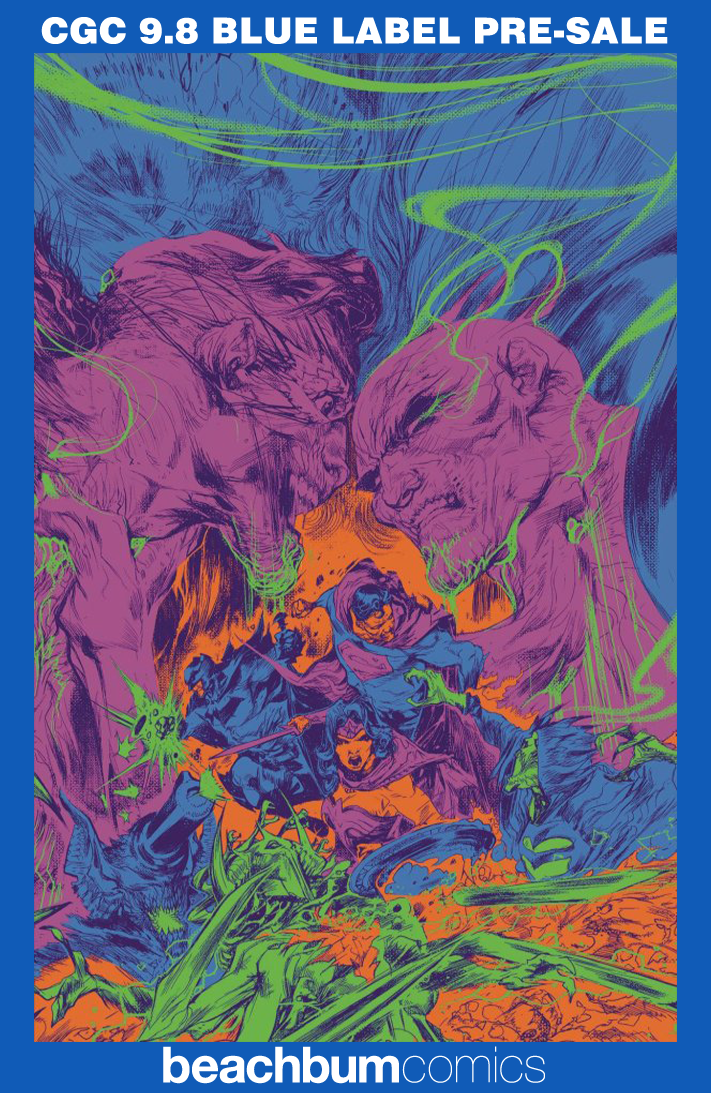 Knight Terrors: Night's End #1 Porter Neon Ink Variant CGC 9.8