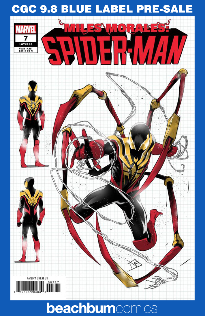 Miles Morales: Spider-Man #7 Vincentini 1:10 Retailer Incentive Variant CGC 9.8