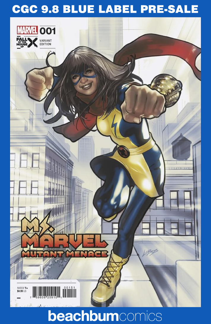 Ms Marvel Mutant Menace 1 Villalobos Variant Cgc 98 3476