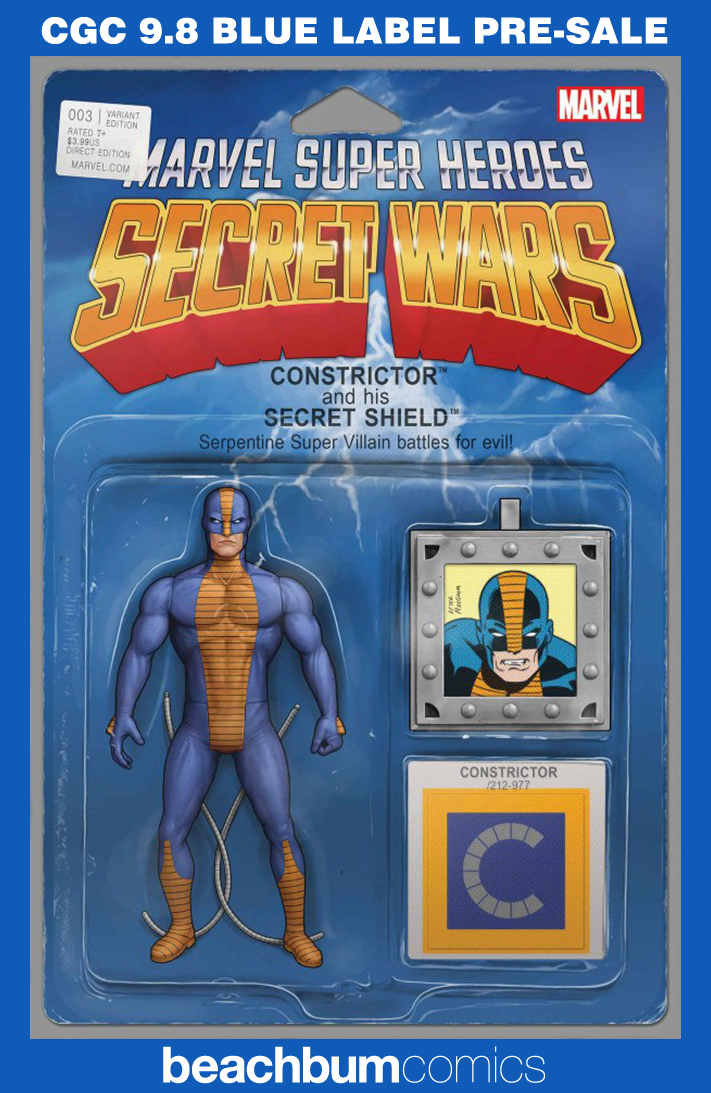 Marvel Super Heroes Secret Wars: Battleworld #3 Action Figure Variant CGC 9.8