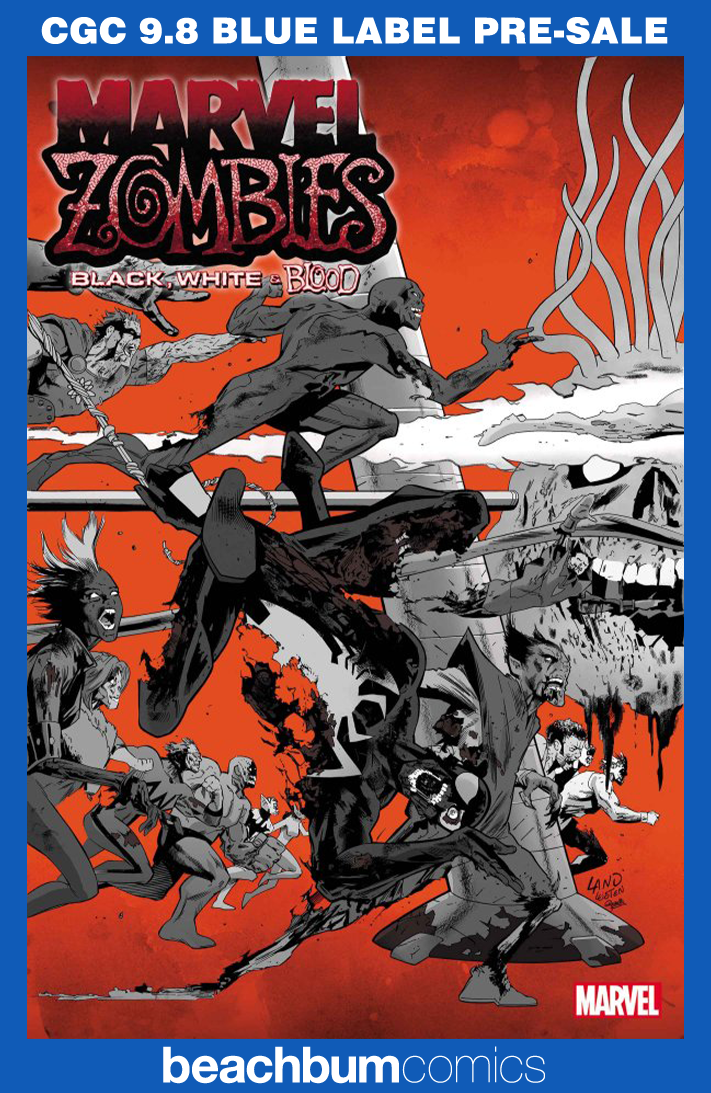 Marvel Zombies: Black, White & Blood #2 Land 1:50 Retailer Incentive Variant CGC 9.8