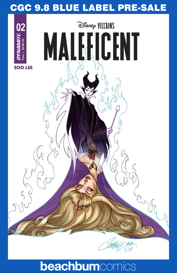 Disney Villains: Maleficent #2 J. Scott Campbell Variant CGC 9.8