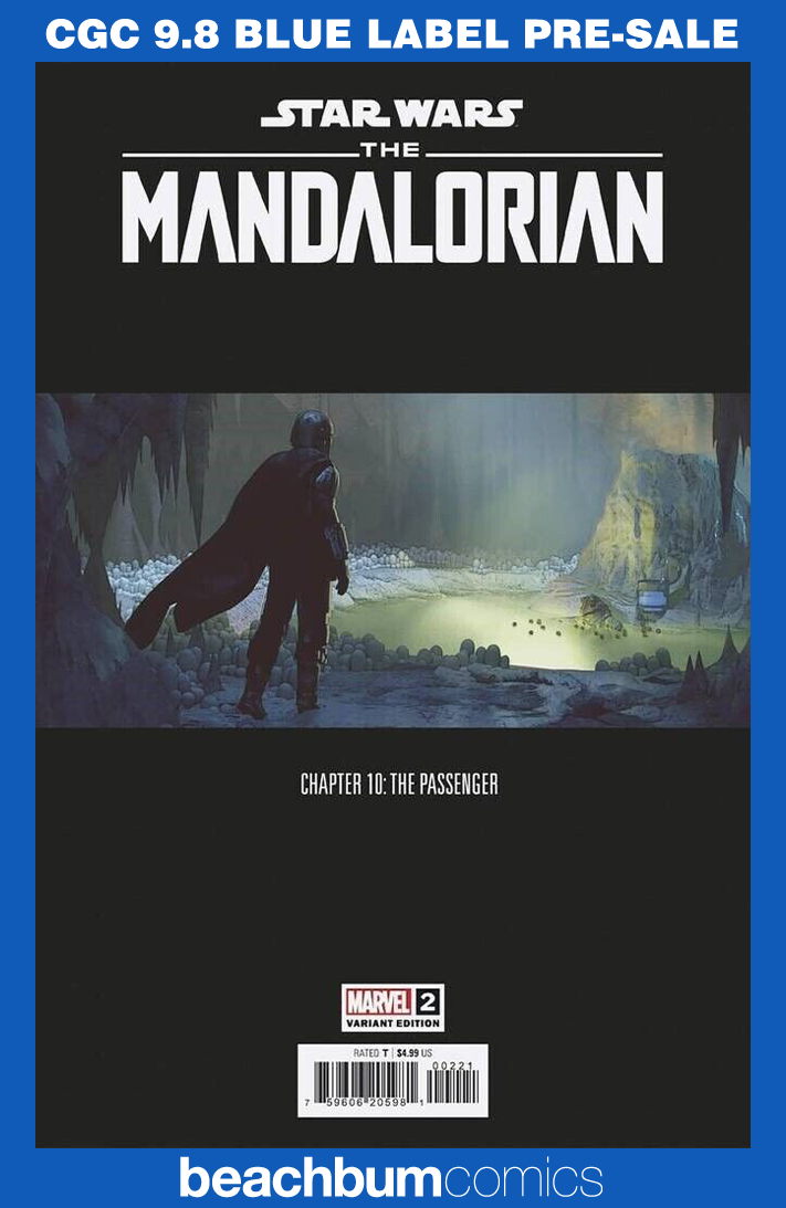 Star Wars: The Mandalorian Season 2 #2 Concept Art Variant CGC 9.8