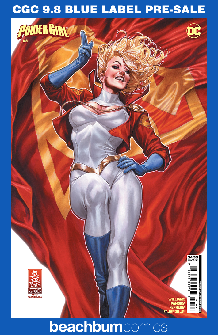 Power Girl #8 Brooks Variant CGC 9.8