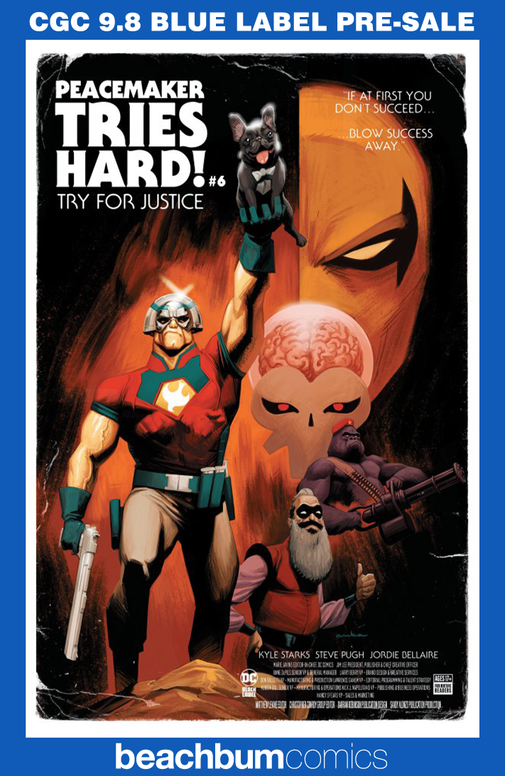 Peacemaker Tries Hard! #6 Anka Movie Poster Variant CGC 9.8