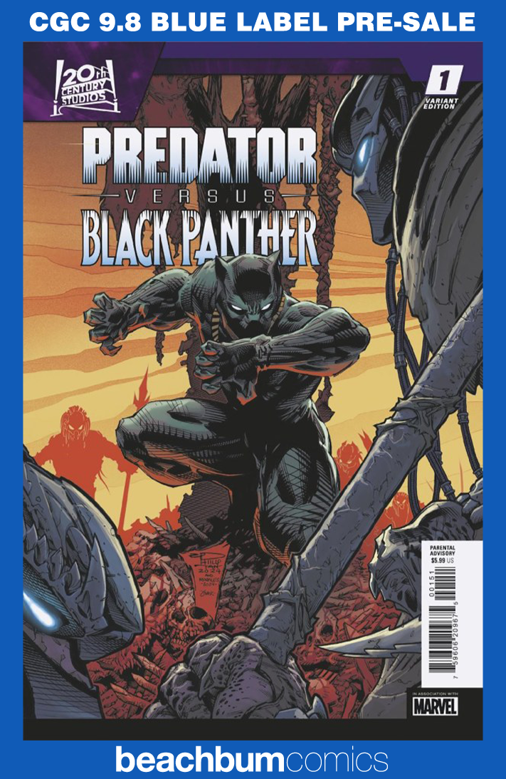 Predator vs. Black Panther #1 Tan Variant CGC 9.8