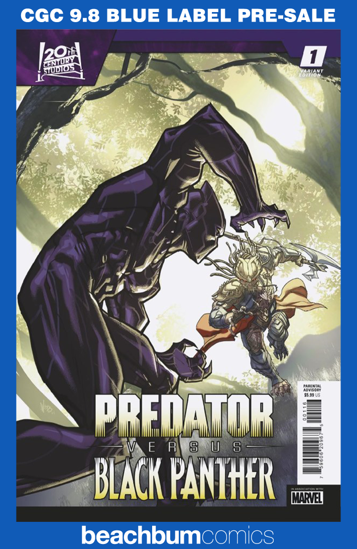 Predator vs. Black Panther #1 Woods 1:25 Retailer Incentive Variant CGC 9.8