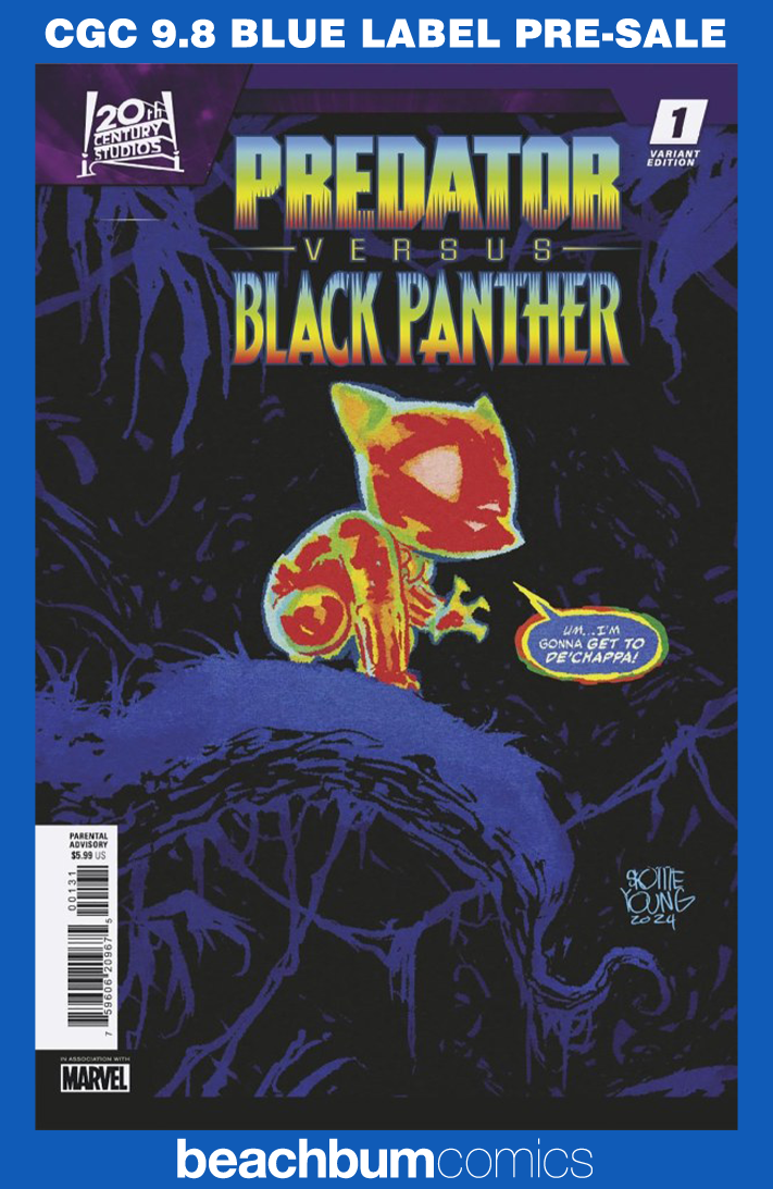 Predator vs. Black Panther #1 Young Variant CGC 9.8
