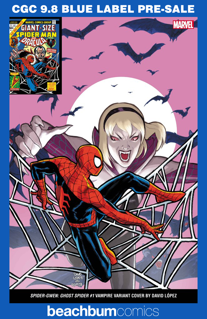 Spider-Gwen: The Ghost Spider #1 Lopez Variant CGC 9.8