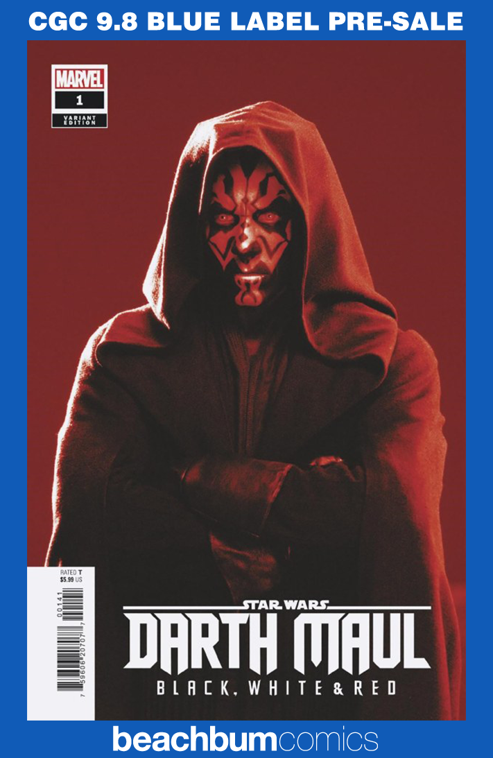 Star Wars: Darth Maul - Black, White & Red #1 Movie Variant CGC 9.8