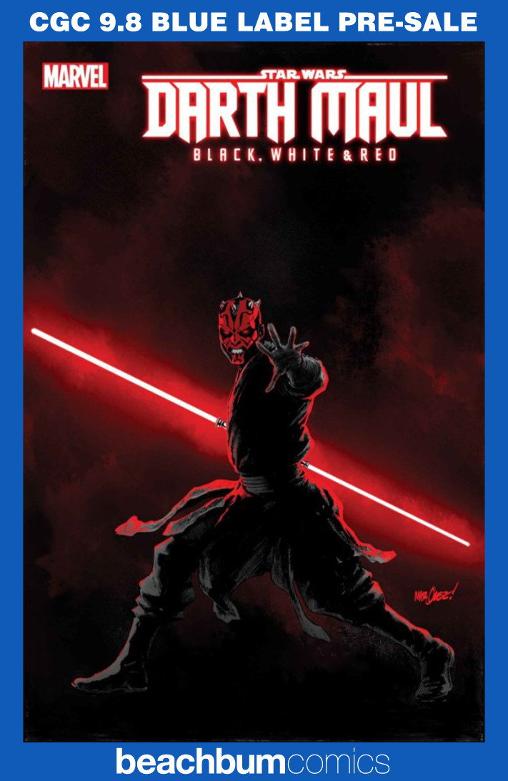 Star Wars: Darth Maul - Black, White & Red #2 Marquez 1:25 Retailer Incentive Variant CGC 9.8