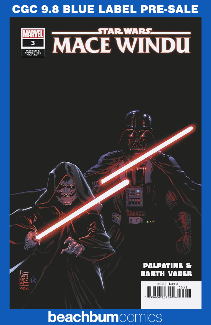 Star Wars: Mace Windu #3 Camuncoli Variant CGC 9.8