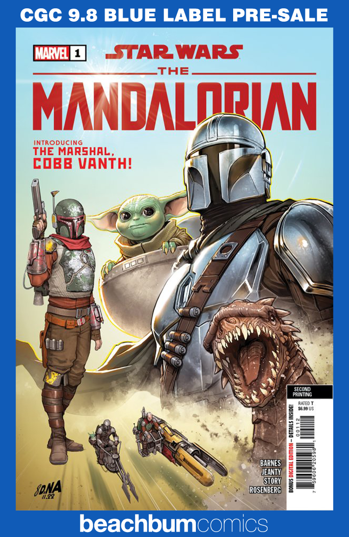 Star Wars: The Mandalorian Season 2 #1 Second Printing CGC 9.8