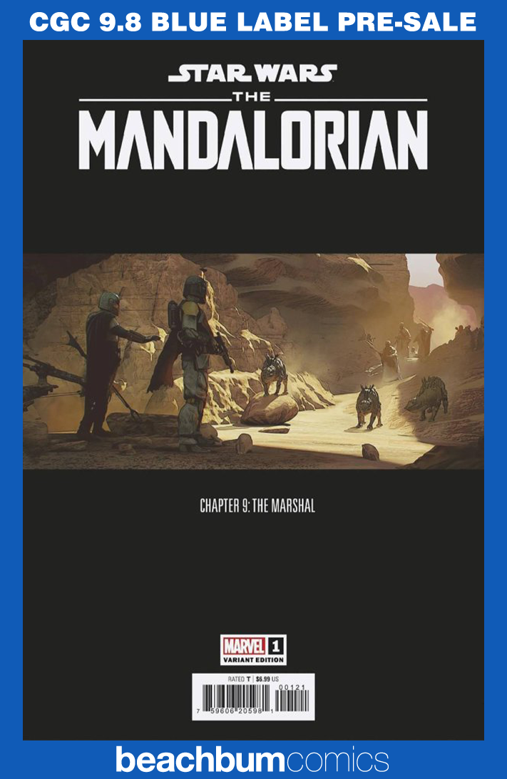Star Wars: The Mandalorian Season 2 #1 Concept Art Variant CGC 9.8
