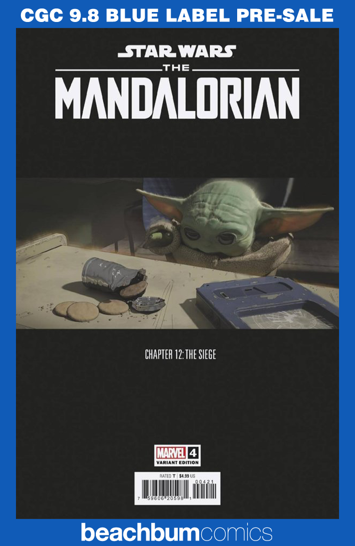Star Wars: The Mandalorian Season 2 #4 Concept Art Variant CGC 9.8