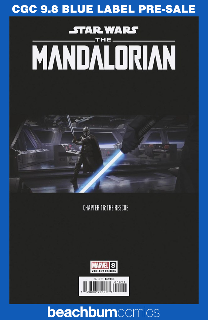 Star Wars: The Mandalorian Season 2 #8 Concept Art Variant CGC 9.8