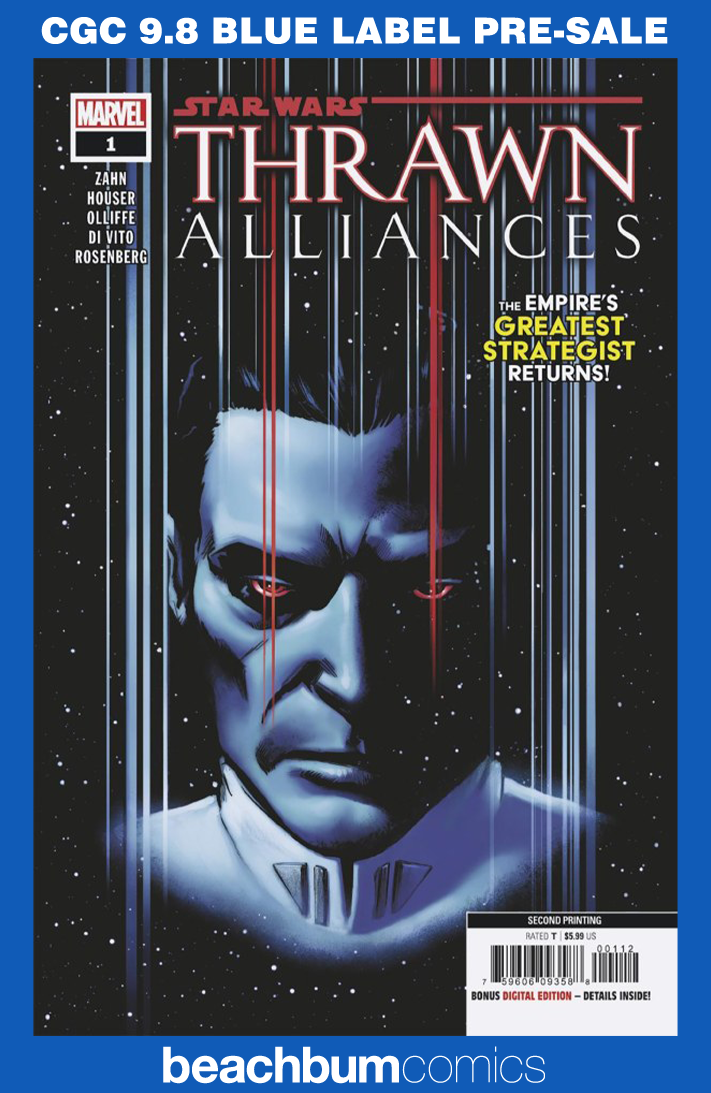 Star Wars: Thrawn Alliances #1 Second Printing CGC 9.8