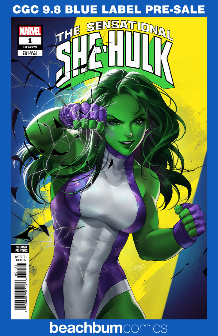 The Sensational She-Hulk #1 Second Printing Li 1:25 Retailer Incentive Variant CGC 9.8