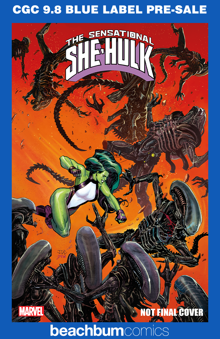 The Sensational She-Hulk #10 Cassara Marvel vs. Alien Variant CGC 9.8