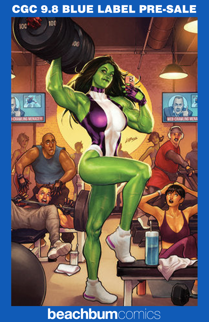 The Sensational She-Hulk #5 Villalobos 1:100 Virgin Retailer Incentive Variant CGC 9.8