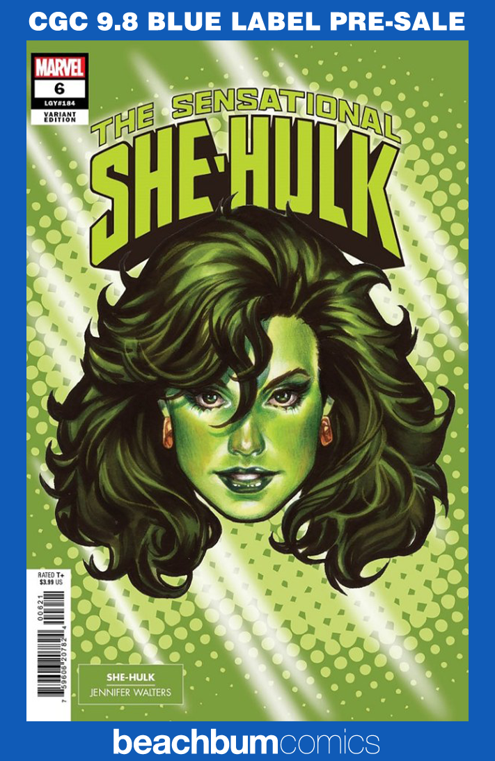 The Sensational She-Hulk #6 Brooks Headshot Variant CGC 9.8