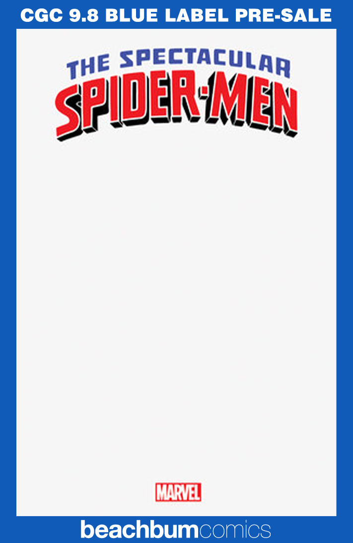 The Spectacular Spider-Men #1 Blank Sketch Variant CGC 9.8