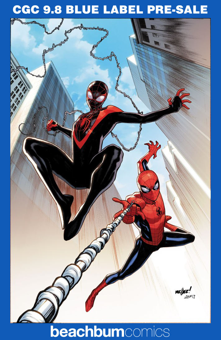 The Spectacular Spider-Men #1 Second Printing Marquez 1:25 Virgin Retailer Incentive Variant CGC 9.8