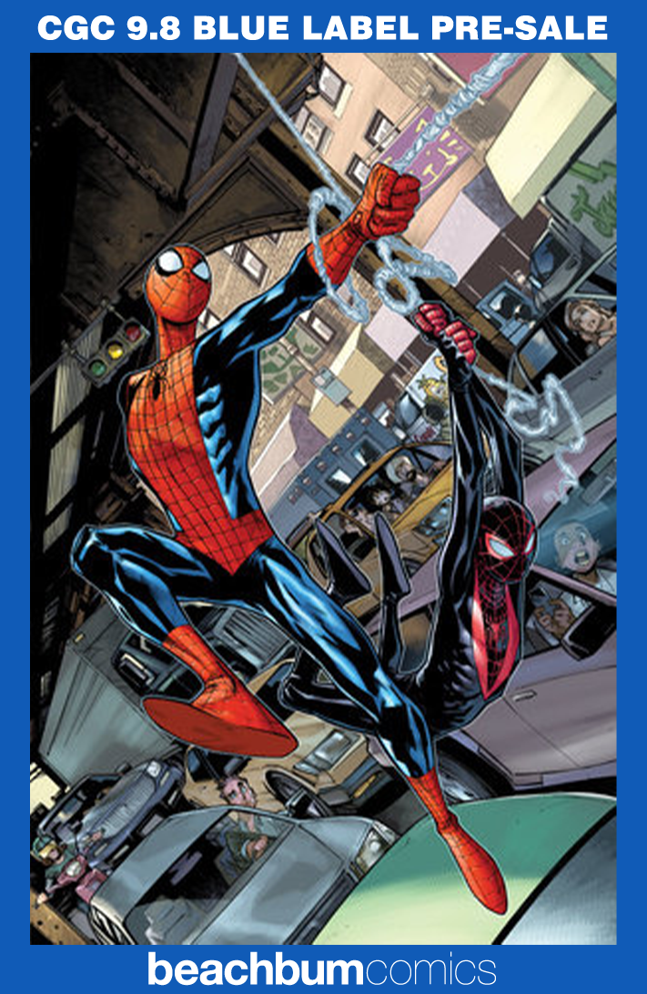 The Spectacular Spider-Men #1 Ramos 1:100 Virgin Retailer Incentive Variant CGC 9.8