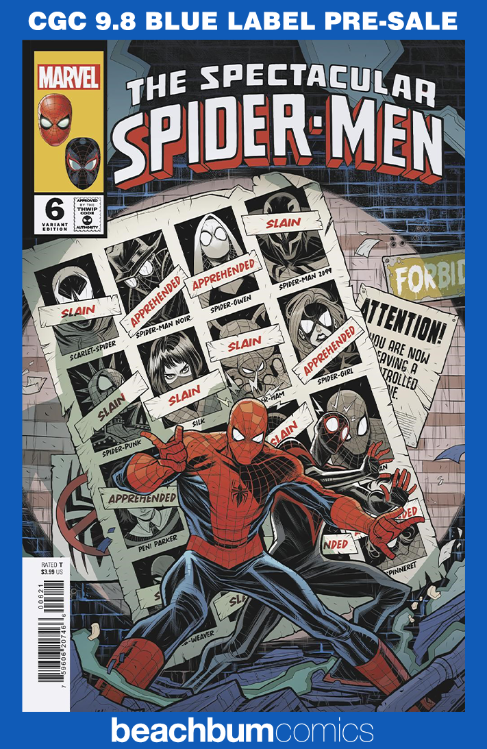 The Spectacular Spider-Men #6 Torque Homage Variant CGC 9.8