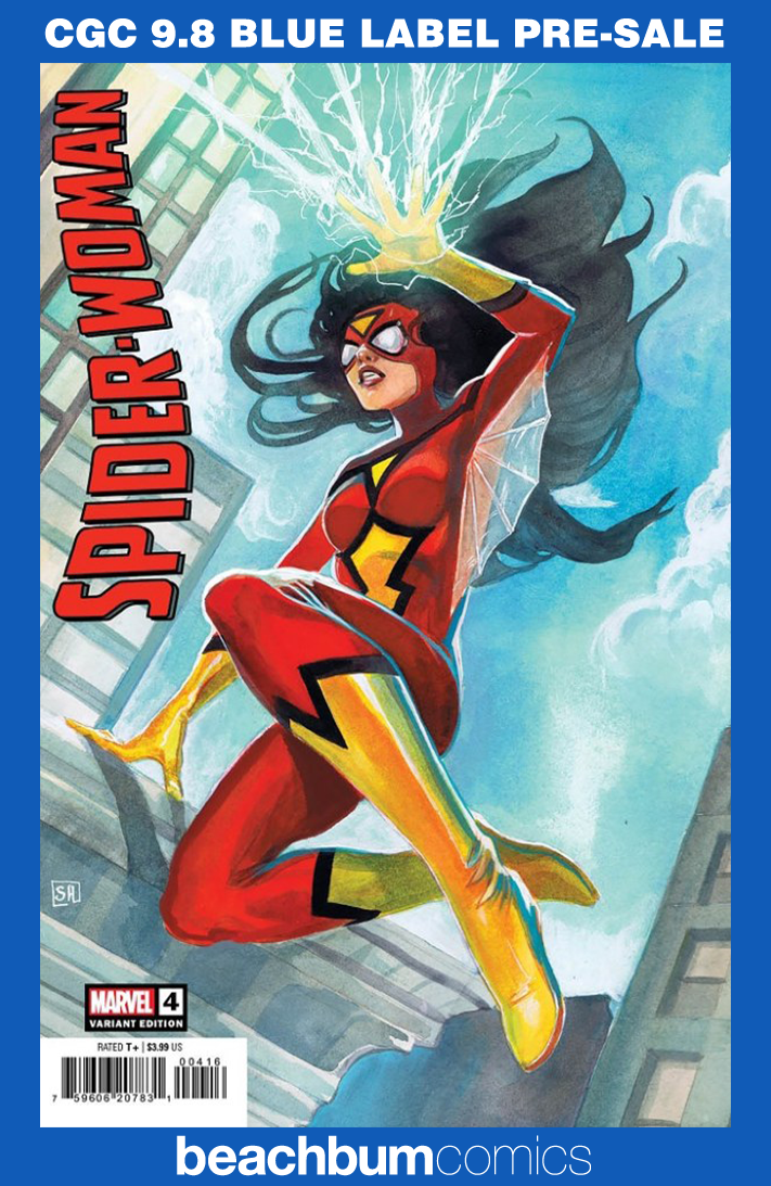 Spider-Woman #4 Hans 1:25 Retailer incentive Variant CGC 9.8