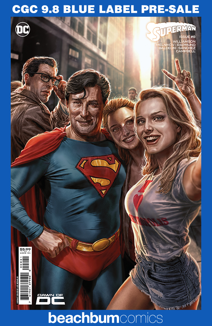 Superman #8 Bermejo Variant CGC 9.8