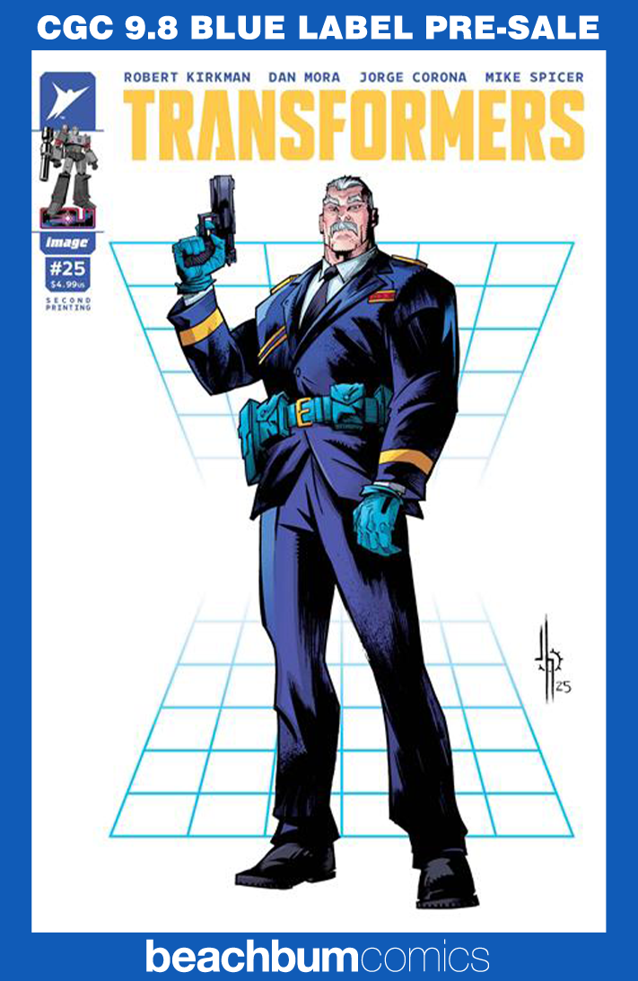 Transformers #25 Second Printing -Cover D - CGC 9.8