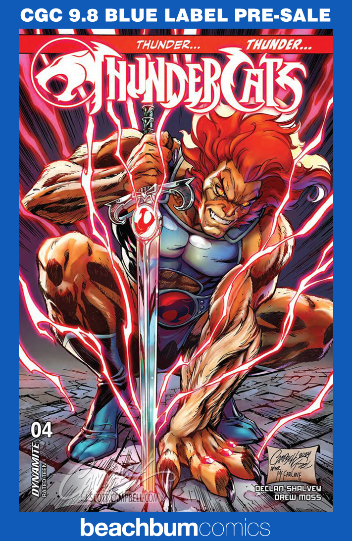 Thundercats #4 J. Scott Campbell Exclusive A CGC 9.8