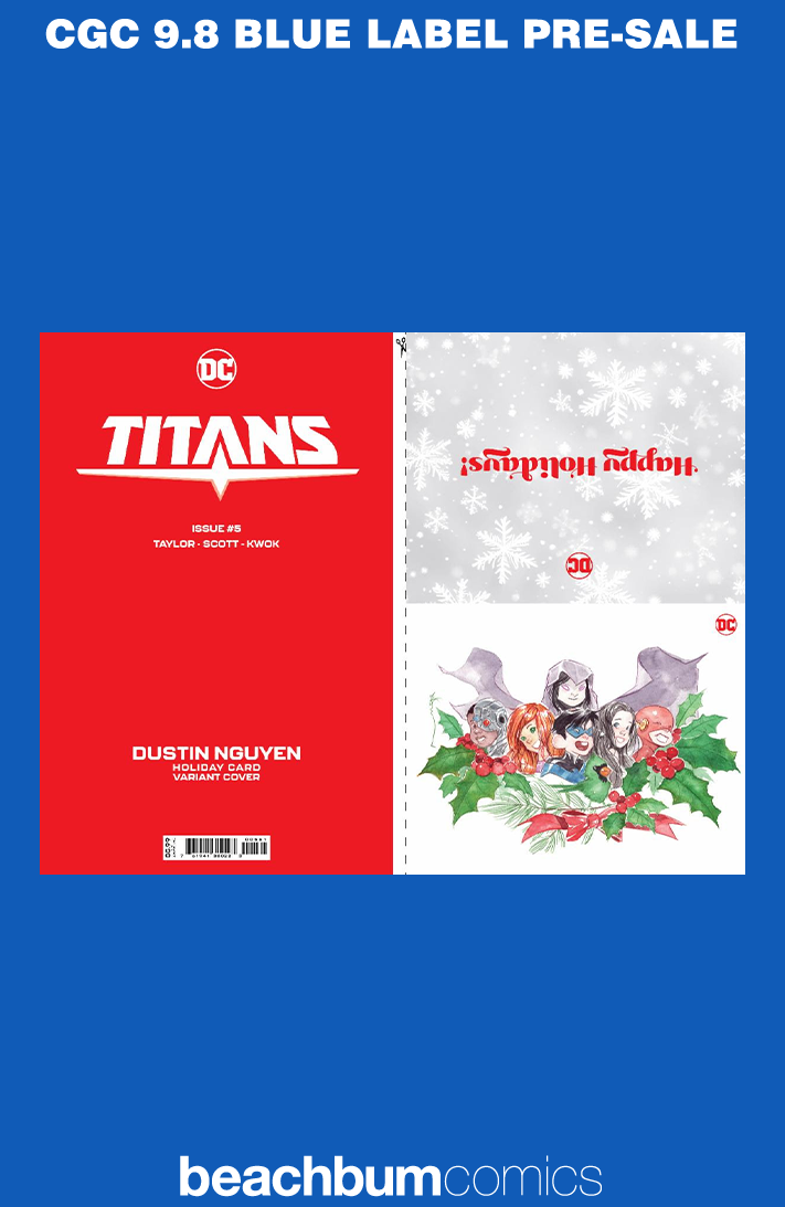 Titans #5 Nguyen Holiday Card Variant CGC 9.8