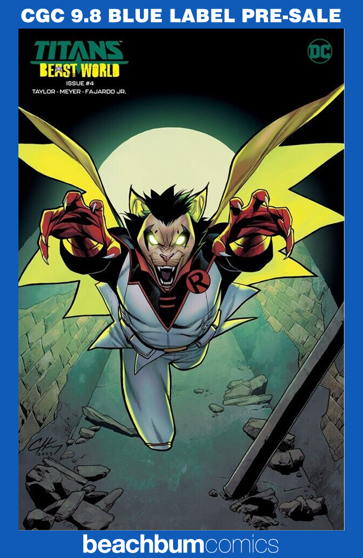 Titans: Beast World #4 Henry Lenticular Variant CGC 9.8