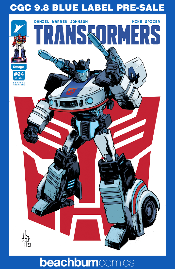Transformers #4 Second Printing Variant CGC 9.8