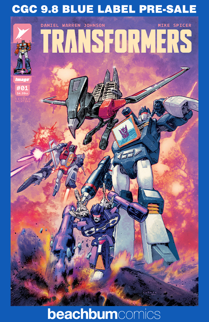 Transformers #1 Second Printing - Cover D - Larosa Variant CGC 9.8