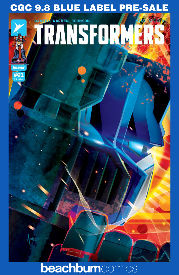 Transformers #1 - Cover E - Arocena 1:10 Retailer Incentive Variant CGC 9.8